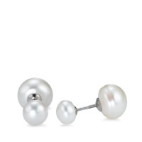 Strieborné náušnice s perlou